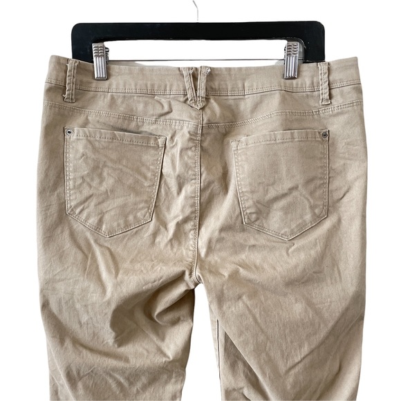 ❤️ SOLD ❤️ CURVE APPEAL MINIMALIST JEGGING IN TAN BEIGE 12 - Picture 4 of 9